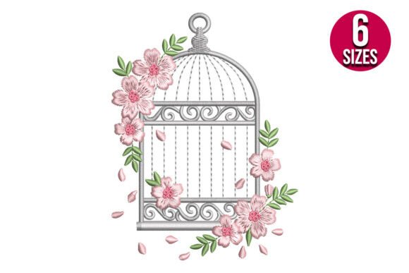 Floral Bird Cage