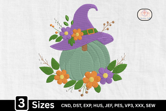Halloween Pumpkin Witch Hat