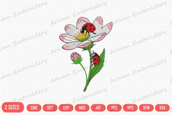 Ladybugs on Blossom: A Real-World Embroidery Review