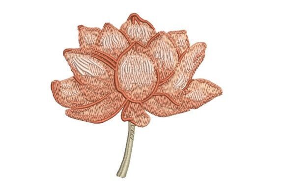 Lily Flower Embroidery