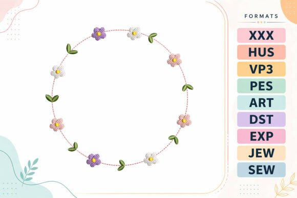 Minimal Floral Circle Frame Review