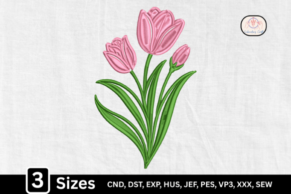 Spring Floral Bouquet Pink Tulip